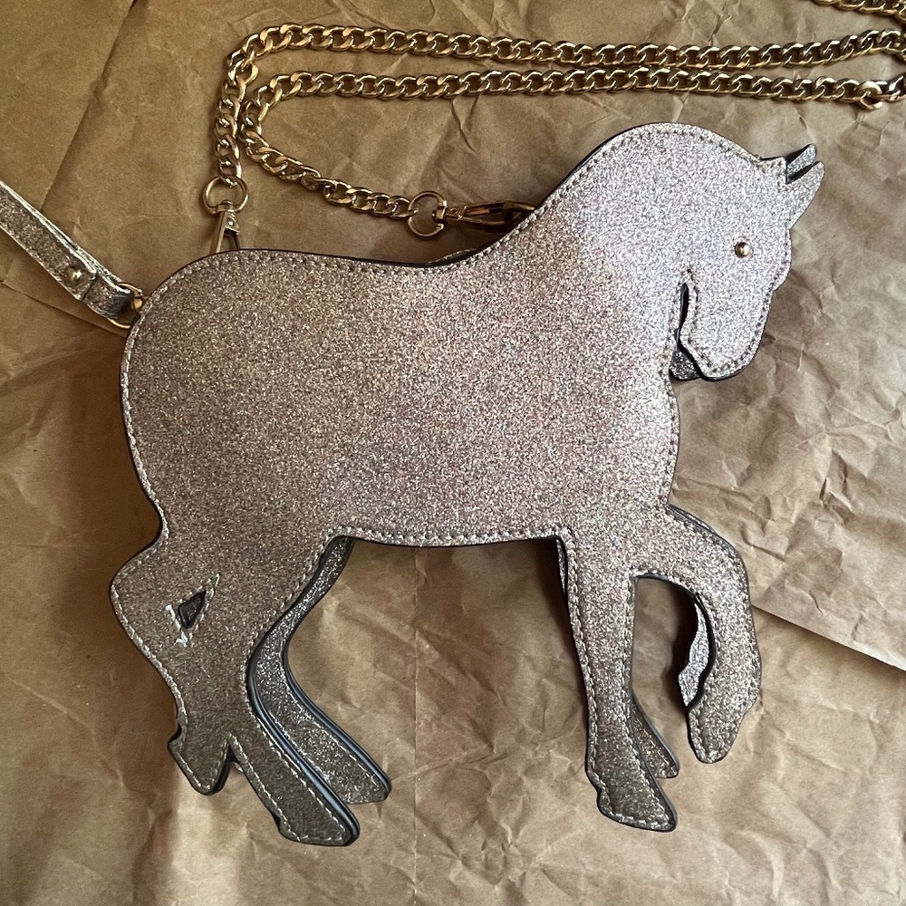 Small unicorn bag glittery sparkly